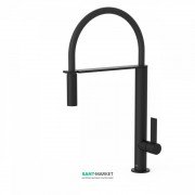 Смеситель для кухни Tres Top Tres colors с выдвижной лейкой черный матовый 20548702NM