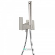 Гігієнічний душ зі змішувачем вбудований Tres Cuadro colors сталь 00612301AC