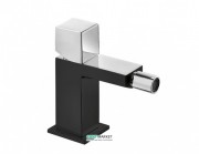 Смеситель для биде Tres Cuadro colors однорычажный черный/хром 00712001NE