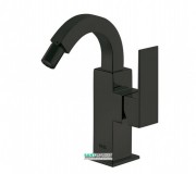 Смеситель для биде Tres Cuadro colors однорычажный с поворотным изливом черный матовый 00612402NM