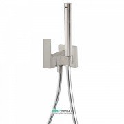 Гигиенический душ со смесителем встраиваемый Tres Cuadro colors сталь 00612301AC