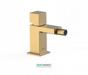 Смеситель для биде Tres Cuadro colors однорычажный золото матовый 00712001OM