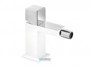 Змішувач для біде Tres Cuadro colors одноважільний білий/хром 00712001BL