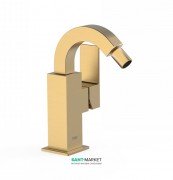 Смеситель для биде Tres Cuadro colors однорычажный с поворотным изливом золото матовый 00612402OM