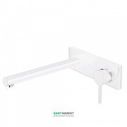 Смеситель для кухни Tres Top Tres colors однорычажный настенный белый матовый 062200BM