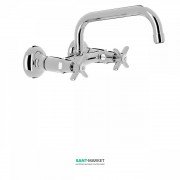 Смеситель для кухни Tres Tres-Сlasic двухвентильный настенный хром 24221501
