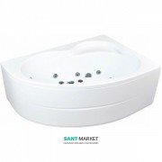 Ванна гідромасажна акрилова PoolSpa Mistral 170х105 R права система Smart 1 білий PHA4T10ST1C0000
