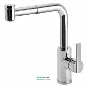 Смеситель для кухни Tres Lex-Tres однорычажный с выдвижной лейкой хром 181438