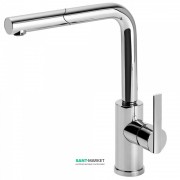 Змішувач для кухні Tres Lex-Tres одноважільний з висувною лійкою хром 181437