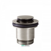 Донный клапан для раковины Tres Click-Clack сталь 24284002AC