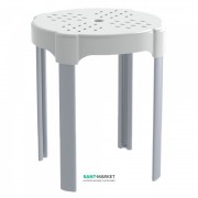 Стілець для ванни Tres білий хром 03463628