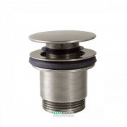 Донный клапан для раковины Tres Click-Clack сталь 24284001AC