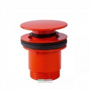 Донный клапан для раковины Tres Click-Clack красный 24284001RO