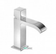 Змішувач для раковини Tres Cuadro Tres одноважільний з каскадним виливом хром 00610102