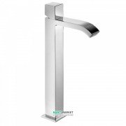 Змішувач для раковини Tres Cuadro Tres одноважільний з каскадним виливом хром 00681002