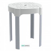 Стілець для ванни Tres білий хром 03463628