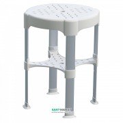 Стілець для ванни Tres регульований білий хром 03463629