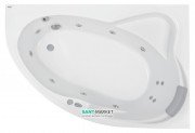 Ванна гідромасажна акрилова PoolSpa Europa 170х115 R права система Smart 1 білий PHAD110ST1C0000