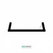 Тримач для рушників Décor Walther Mikado HTЕ 20 настінний 20 см чорний матовий 0520660