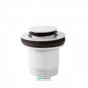 Донный клапан для раковины Tres Click-Clack белый 24284002BL