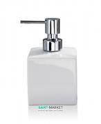 Дозатор для рідкого мила Décor Walther DW525 270 мл фарфор білий / хром 0843900