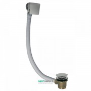 Злив для ванни Tres з переливом і наповнювальним клапаном сталь 03453440AC