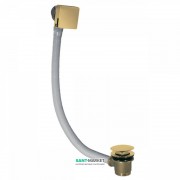 Злив для ванни Tres з переливом і наповнювальним клапаном золото 03453440OR