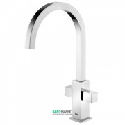 Змішувач для кухні Tres Top-Tres двовентильний з виливом 22х22 мм хром 108497