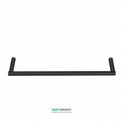 Тримач для рушників Décor Walther Mikado HTЕ 60 настінний 60 см чорний матовий 0520960