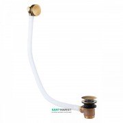 Злив для ванни Tres з переливом і наповнювальним клапаном зістарена латунь 03453430LV