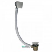 Слив для ванны Tres с переливом и наполнительным клапаном сталь 03453440AC