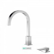 Змішувач для раковини Tres Cuadro Tres консольний одноважільний хром 00610503