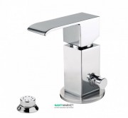 Змішувач для біде Tres Cuadro Tres одноважільний з невеликою душовою лійкою хром 00613001