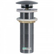 Донний клапан для раковини Tres без водозливу Click-Clack хром 13454030