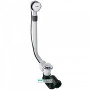 Злив для ванни Tres з переливом хром 134846