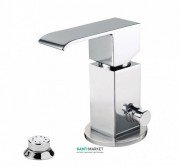Смеситель для биде Tres Cuadro Tres однорычажный с небольшой душевой лейкой хром 00613001