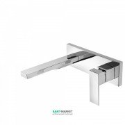 Смеситель для раковины Tres Cuadro Tres настенный однорычажный хром 00620003