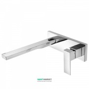 Смеситель для раковины Tres Cuadro Tres настенный однорычажный хром 00620004