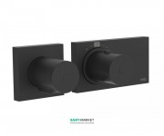 Термостат для душу Tres Block System colors з затвором 1 споживач чорний матовий 20735199NM
