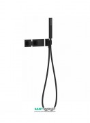 Термостат для душу Tres Block System colors з ручним душем 1 споживач чорний матовий 20725191NM