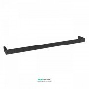 Тримач для рушників Tres Slim-Tres 600 мм настінний чорний матовий 20263605NM