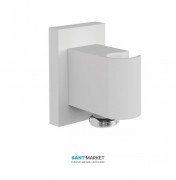 Шланговое подключение Tres Block System с держателем для душа белый матовый 20718202BM