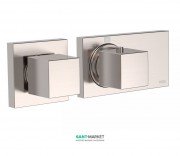 Термостат для душу Tres Block System colors з затвором і регулятором потоку сталь 20725199AC