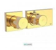 Термостат для душу Tres Block System colors з затвором 1 споживач золото 20735199OR