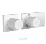 Термостат для душу Tres Block System colors з затвором 2 споживача білий матовий 20735299BM