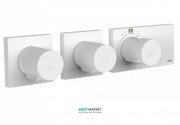 Термостат для душу Tres Block System colors з затвором 3 споживача білий матовий 20735399BM