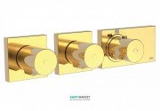 Термостат для душу Tres Block System colors з затвором 3 споживача золото 20735399OR