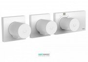 Термостат для душу Tres Block System colors з затвором 4 споживача білий матовий 20735499BM