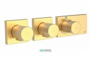Термостат для душа Tres Block System colors с затвором 4 потребителя матовое золото 20735499OM