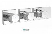 Термостат для душу Tres Block System з затвором 4 споживача хром 20735499